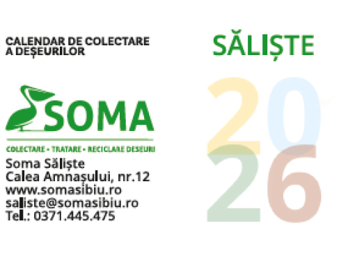 Calendare de colectare deșeuri pentru anul 2026