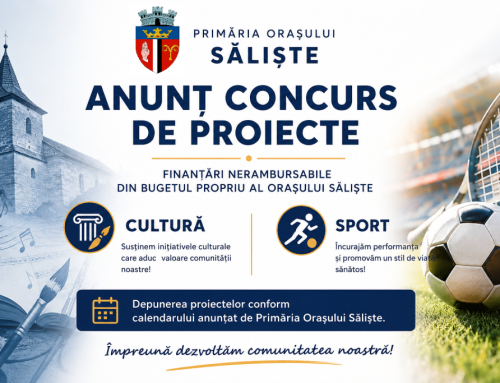 Concurs proiecte Culturale și Sportive